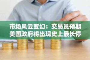 市场风云变幻：交易员预期美国政府将出现史上最长停摆，比特币赔率转为看跌。
