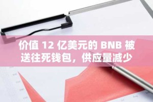 价值 12 亿美元的 BNB 被送往死钱包，供应量减少