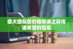 柴犬团队在价格停滞之际传递希望的信息