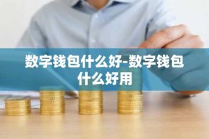 数字钱包什么好-数字钱包什么好用
