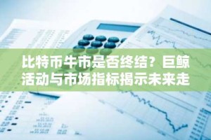 比特币牛市是否终结？巨鲸活动与市场指标揭示未来走向