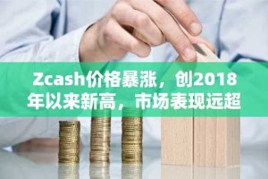 Zcash价格暴涨，创2018年以来新高，市场表现远超隐私币竞争对手