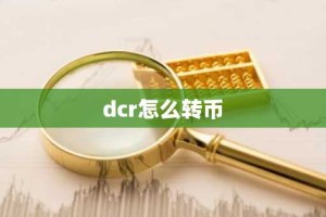 dcr怎么转币