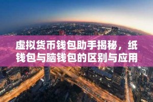 虚拟货币钱包助手揭秘，纸钱包与脑钱包的区别与应用
