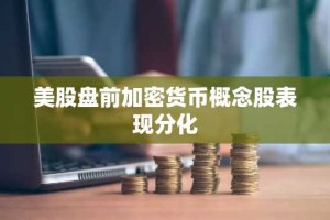 美股盘前加密货币概念股表现分化