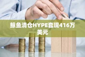 鲸鱼清仓HYPE套现416万美元