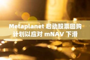 Metaplanet 启动股票回购计划以应对 mNAV 下滑