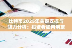 比特币2025年关键支撑与阻力分析：投资者如何制定战略路线图