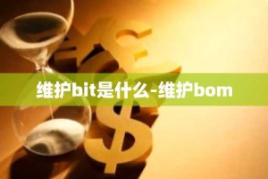 维护bit是什么-维护bom