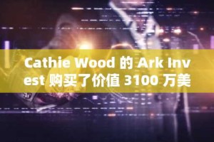 Cathie Wood 的 Ark Invest 购买了价值 3100 万美元的 Block Inc. 股票