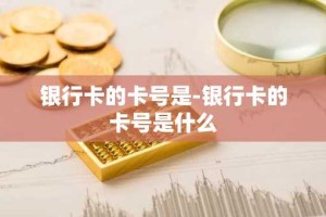 银行卡的卡号是-银行卡的卡号是什么