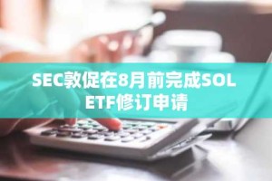 SEC敦促在8月前完成SOL ETF修订申请