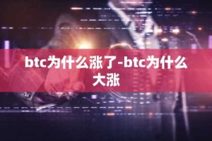 btc为什么涨了-btc为什么大涨