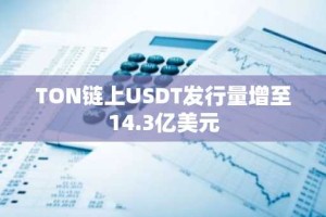 TON链上USDT发行量增至14.3亿美元