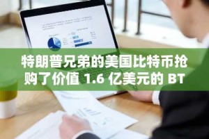 特朗普兄弟的美国比特币抢购了价值 1.6 亿美元的 BTC，跻身前 25 名公共国库
