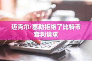 迈克尔·塞勒拒绝了比特币套利请求