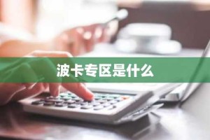 波卡专区是什么