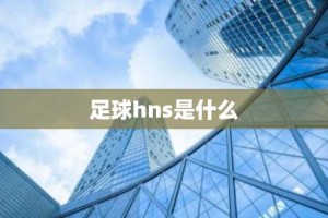 足球hns是什么