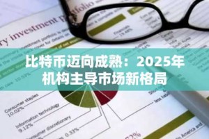 比特币迈向成熟：2025年机构主导市场新格局