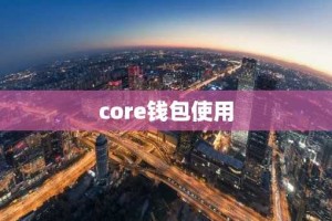 core钱包使用