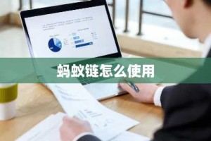 蚂蚁链怎么使用