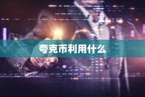 夸克币利用什么