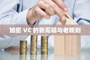 加密 VC 的新周期与老规则