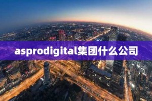 asprodigital集团什么公司