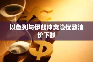 以色列与伊朗冲突隐忧致油价下跌