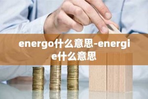 energo什么意思-energie什么意思