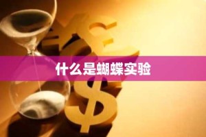 什么是蝴蝶实验