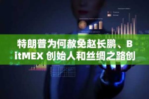 特朗普为何赦免赵长鹏、BitMEX 创始人和丝绸之路创始人乌布利希