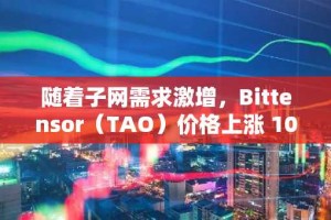 随着子网需求激增，Bittensor（TAO）价格上涨 10%——AI 加密货币涨势能否持续？