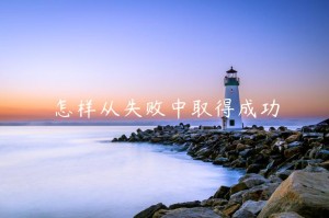 怎样从失败中取得成功