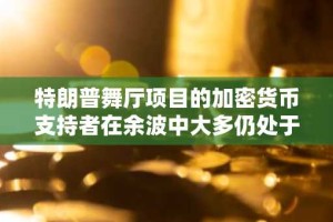 特朗普舞厅项目的加密货币支持者在余波中大多仍处于阴影之中