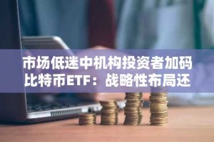 市场低迷中机构投资者加码比特币ETF：战略性布局还是短期调整？