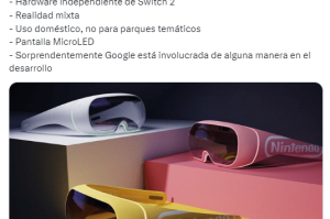 传任天堂正在开发VR眼镜，谷歌参与其中
