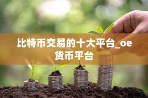 比特币交易的十大平台_oe货币平台