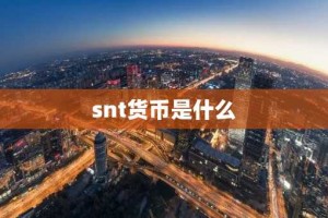 snt货币是什么