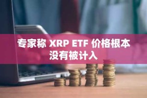 专家称 XRP ETF 价格根本没有被计入
