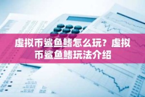 虚拟币鲨鱼鳍怎么玩？虚拟币鲨鱼鳍玩法介绍
