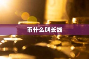 币什么叫长线