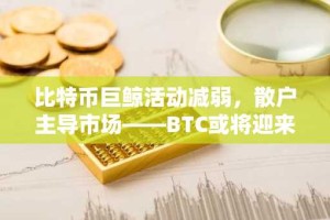 比特币巨鲸活动减弱，散户主导市场——BTC或将迎来区间整合
