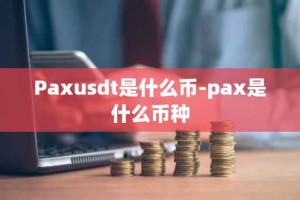 Paxusdt是什么币-pax是什么币种