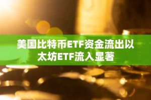美国比特币ETF资金流出以太坊ETF流入显著