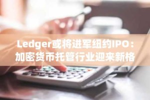 Ledger或将进军纽约IPO：加密货币托管行业迎来新格局