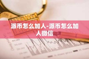 派币怎么加人-派币怎么加人微信