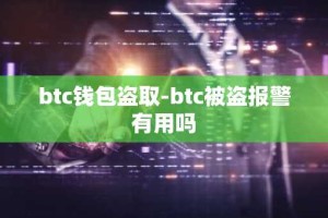 btc钱包盗取-btc被盗报警有用吗