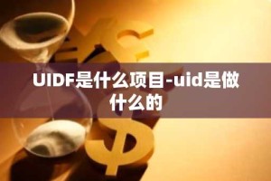 UIDF是什么项目-uid是做什么的