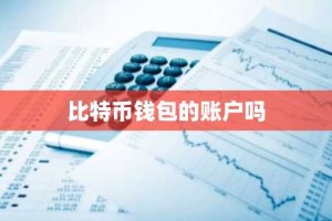 比特币钱包的账户吗